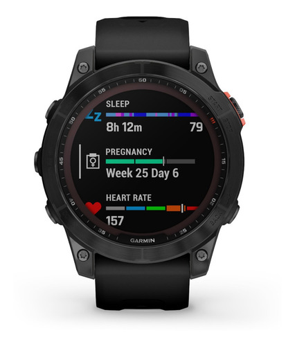 Smartwatch Gps Garmin Fênix 7 Solar Cinza 47mm Touch Hrm Oxi