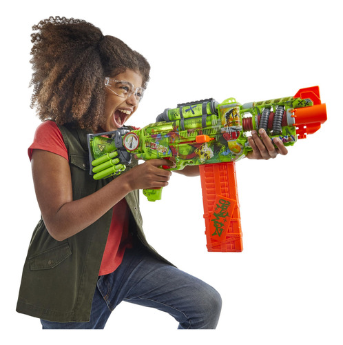 Dart Blaster Nerf Zombie Corrupter Con 22 Dardos Nerf Elite