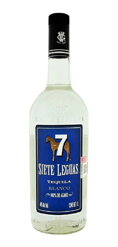 Tequila Siete Leguas Blanco De 1 L