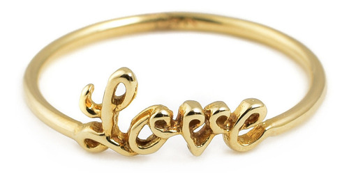 Anillo Modelo Love Oro 14k