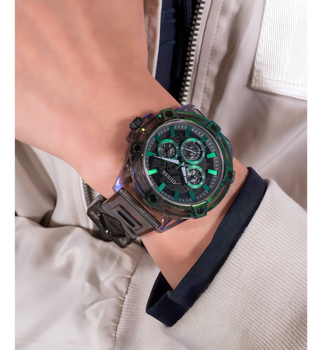Reloj Hombre Guess Negro King Caballero