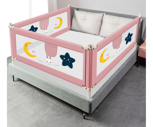 Baranda De Cama Seguridad Para Bebe Plegable 150-180cm