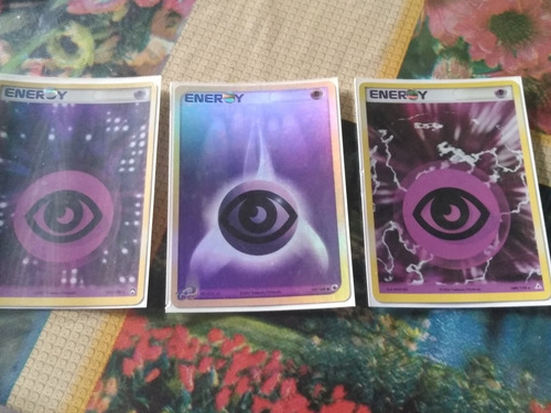 Tcg Pokémon 3 Energías Psiquicas