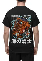 Comprar Remera Estampada Japanese Fish Algodón Serigrafía Digital