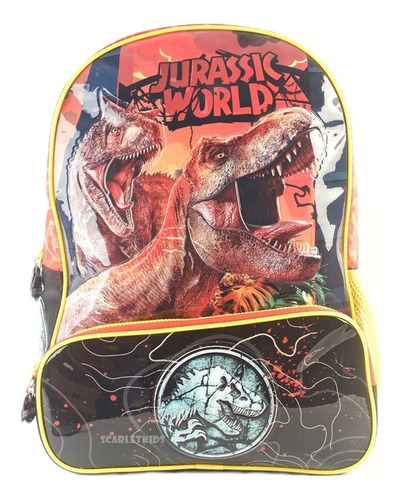 Mochila Jurassic World Espalda 16 PuLG Primaria Original