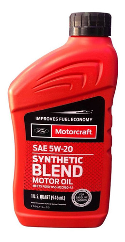 Aceite Semisintético 5w20 Motorcraft