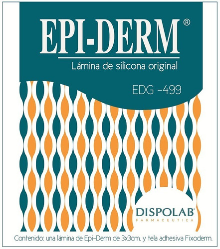 Epi-derm 499 (3 X 3 X 0,09)lamina De Silicona Cicatrizante