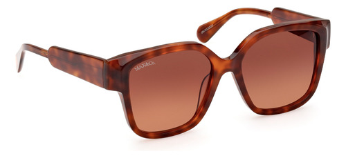 Lentes De Sol Marrón Degradados Max & Co Mo007552f Color Havana Varilla Havana Armazón Havana