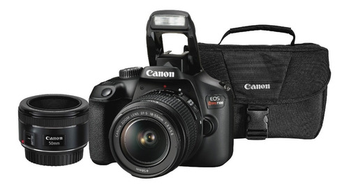 Camara Canon Eos Rebel T100 (combo 50) C/lentes 18-55 Y 50mm