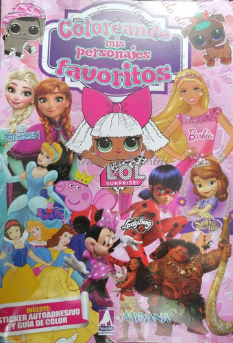 Princesas Set Regalo Stickers Lapicero Niñas Útiles Escolar