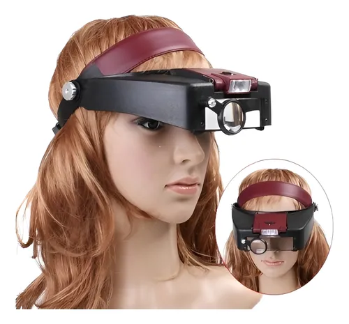 comprar Lupa Visera Abatible Para Cabeza Con Luz De Led