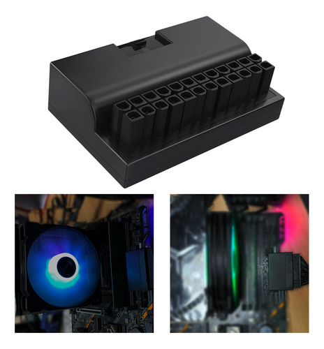 Adaptador Atx De 24 Pines Extensión De Conectores De Fuente