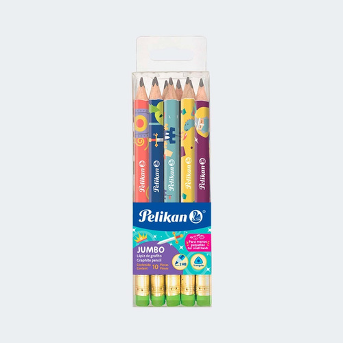 Lápiz Jumbo 2hb X 10 Pelikan