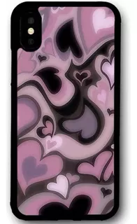 Funda Mokens Para iPhone 12 Mini- Purple Pink Heart