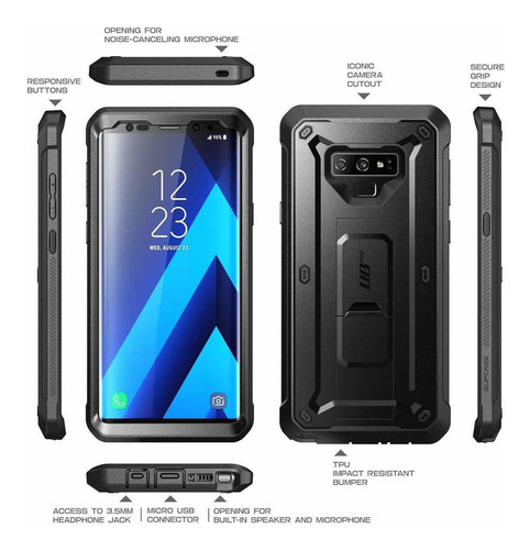 Funda Rudo Con Mica Samsung Galaxy Note 9 Supcase Ubpro