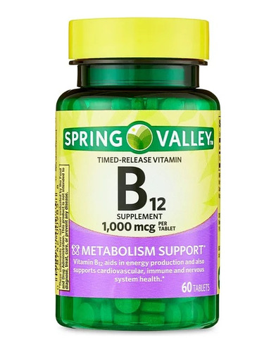 Spring Valley Vitamina B12 - Unidad a $1137