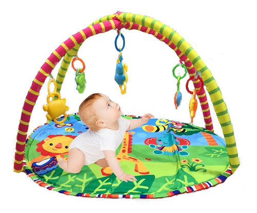 Gimnasio Bebe Didactico Con Animalitos Healty Baby Fitness