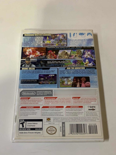 Jogo Nintendo Wii - Super Smash Bros Brawl - Original (Recondicionado)