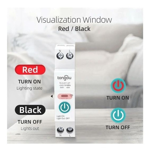 Imagen 4 de 7 de Automático Inteligente Tuya Inalámbrico Con Wifi