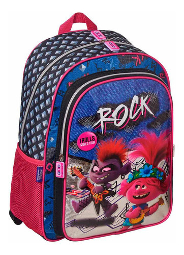 Mochila Escolar Trolls 2 Rock Urbania Tr00505mb Unisex