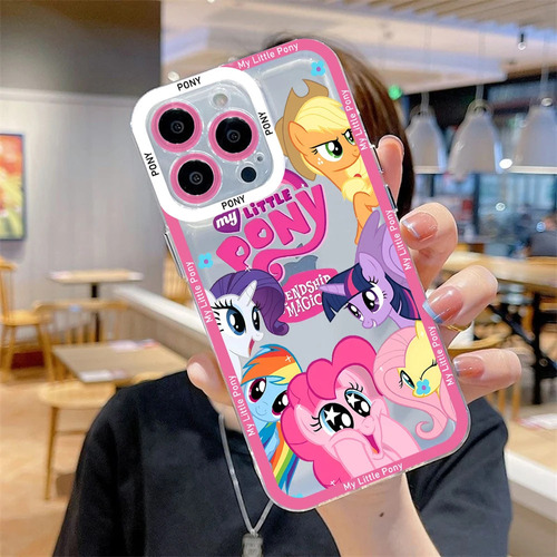 Bonita Funda De Teléfono My Little Pony Para iPhone 14, 13,