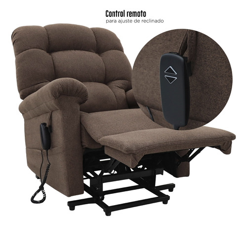 Sofa Reposet Electrico Reclinable C/masaje Calor Puerto Usb