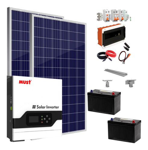 Kit Solar Must Completo Vivienda O Casa De Campo Chica  M6