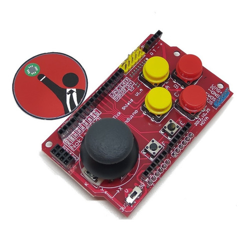 Shield Joystick Control Arduino Thumbstick Botones Nrf24l01
