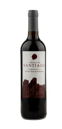 Vino Tinto Español Castillo De Santiago 750 Ml