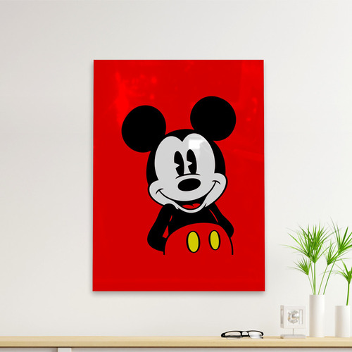 Cuadro Deco Mickey Alegre (d1705 Boleto.store)