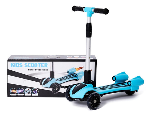 Monopatin Patineta Niña Niño Scooter 3 Llantas Bebe Humo Usb