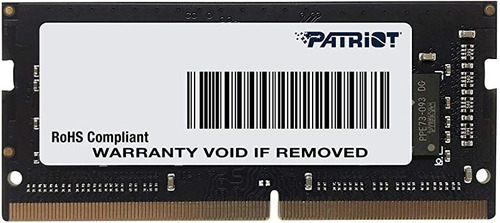Memoria Ram Patriot Signature Ddr4 2666mhz 8gb Negro /vc /v