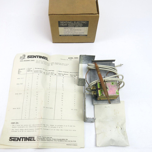 Sentinel Electric Heat  No. Buha-th13 New / Old Stock Ttw