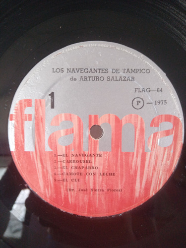 Lp Los Navegantes De Tampico De Arturo Salazar Cumbia/balada (Usado)