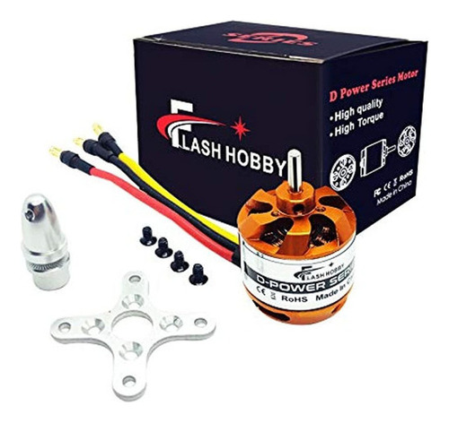 Flash Hobby D2826 Motor Sin Escobillas 1400kv Para Avión Rc 