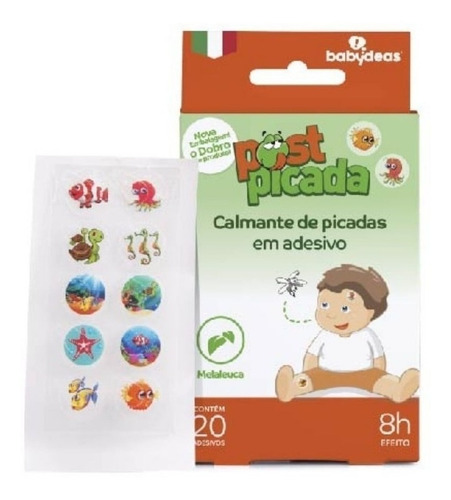 Calmante De Picadas Em Adesivo Coceira Post Picada 8h 20und