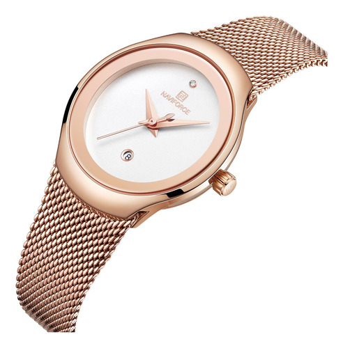 Relojes Sencillos De Moda Para Mujer Naviforce Dress Wristwa