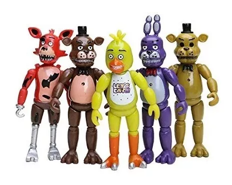 Five Nights At Freddy's Foxy Bonnie Kit 5 Personagens