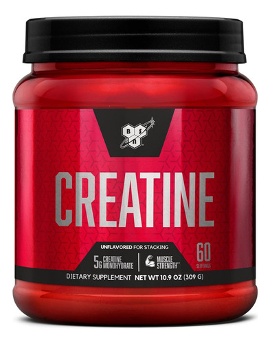 Bsn Monohidrato De Creatina Micronizado En Polvo, Sin Sabor,