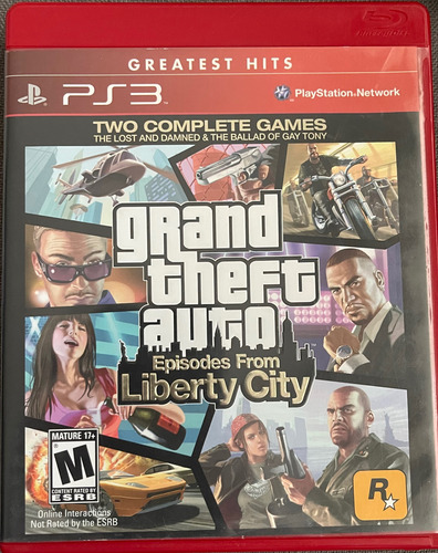Gta Grand Theft Auto Episodes From Libertad City Ps3 Físico