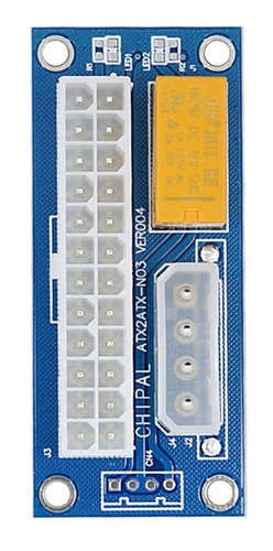 Imagem 2 de 2 de Add2psu Sata Atx Placa Para Ligar 2 Fontes Atx Mineração