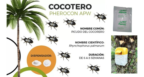 Feromona Para Picudo Del Cocotero (10 Piezas)