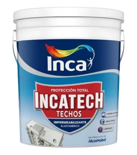 Impermeabilizante Techos Incatech Protección Total 4kg Inca