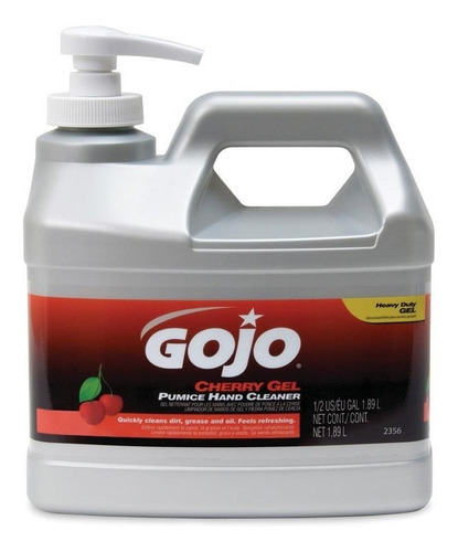 Gojo 2356-04 Limpiador De Manos Cherry Gel De Piedra Pómez