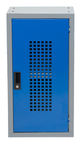 Locker Metálico 1 Puerta Azul Oficina O Casa Marca Alvek