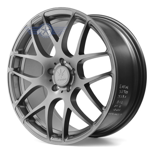 4 Rines 19 Deportivos 5-112 Mercedes Benz Audi Vw Leon Cupra Matte Graphite