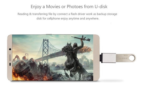 Adaptador Usb C A Usb 3.0 Conector Otg Cargador Celular Pc