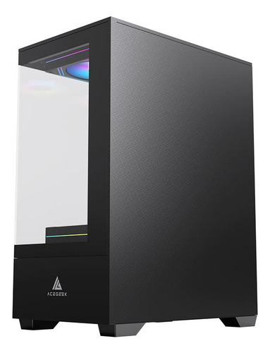 Gabinete Gamer Acegeek Shadow, Midtower Lateral/vidro, Preto