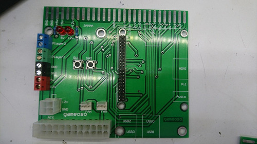 Adaptador Raspberry Pi 3 Arcade Jamma Atx Maquinita Bartop