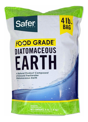 Safer Brand 51704 Tierra Diatomácea De Grado Alimenticio 4 L
